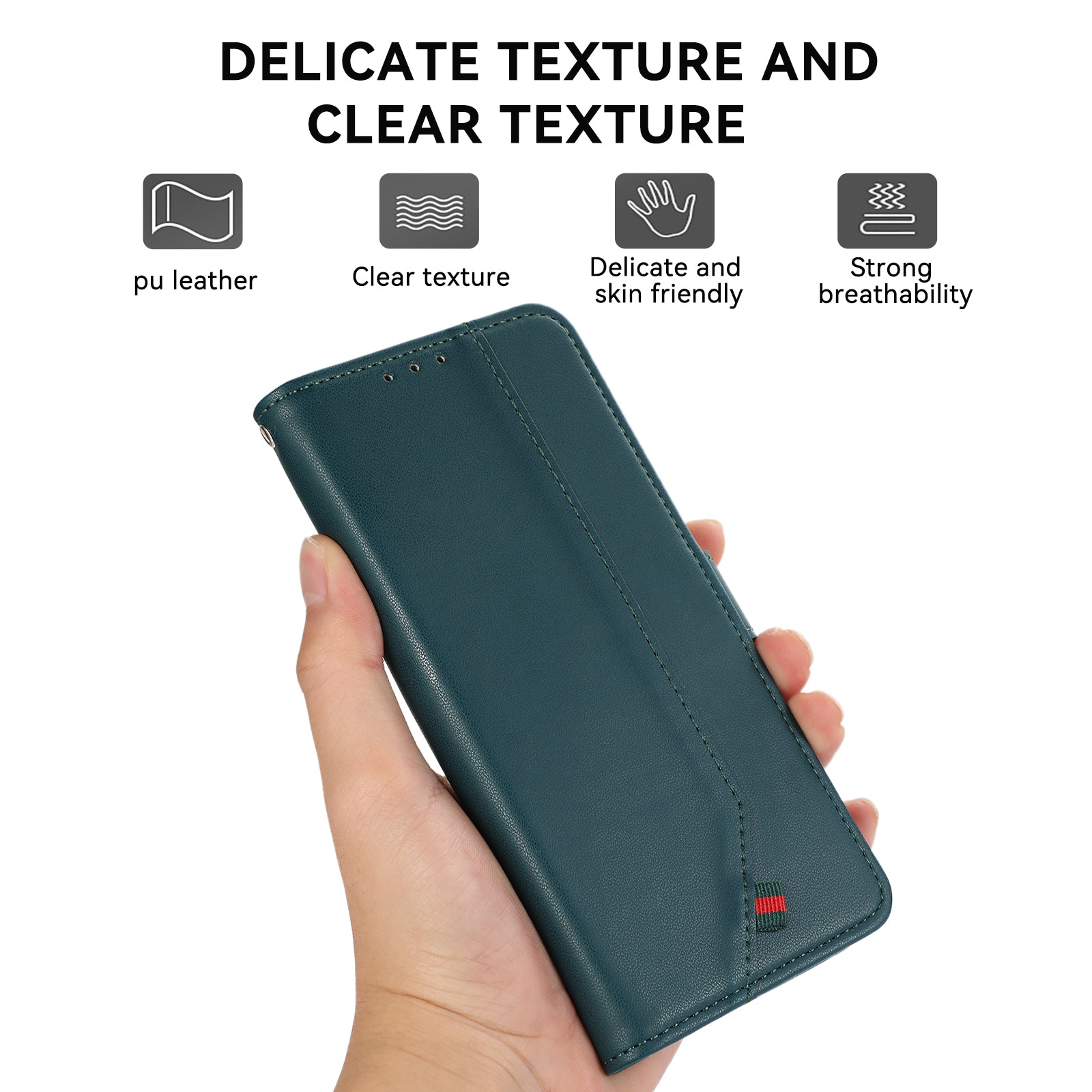 For iPhone 13 6.1 inch Case RFID Blocking Anti-scratch PU Leather+TPU Phone Stand Cover For iPhone 13 6.1 inch Case RFID Blocking Anti-scratch PU Leather+TPU Phone Stand Cover